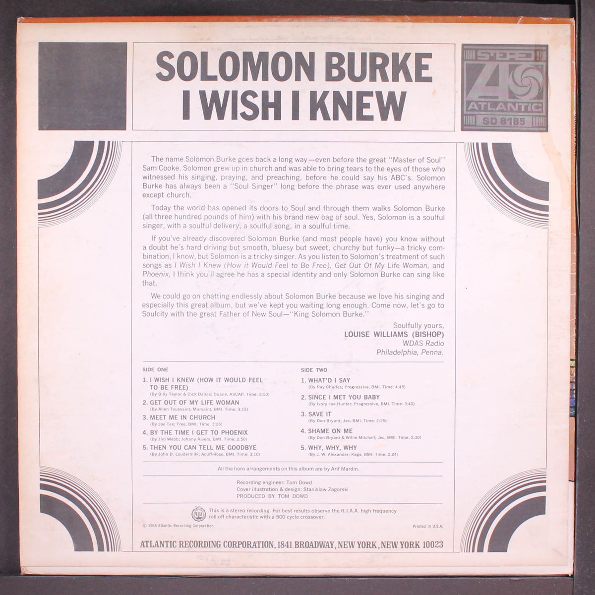 i wish i knew by SOLOMON BURKE