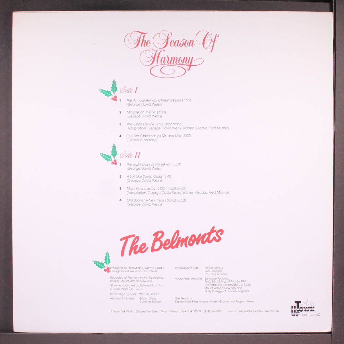 the season of harmony by BELMONTS