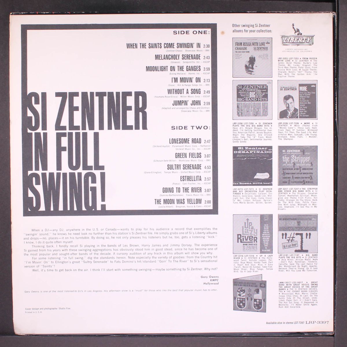 in full swing by SI ZENTNER
