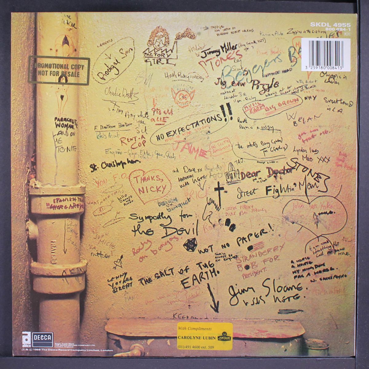 beggar's banquet by ROLLING STONES