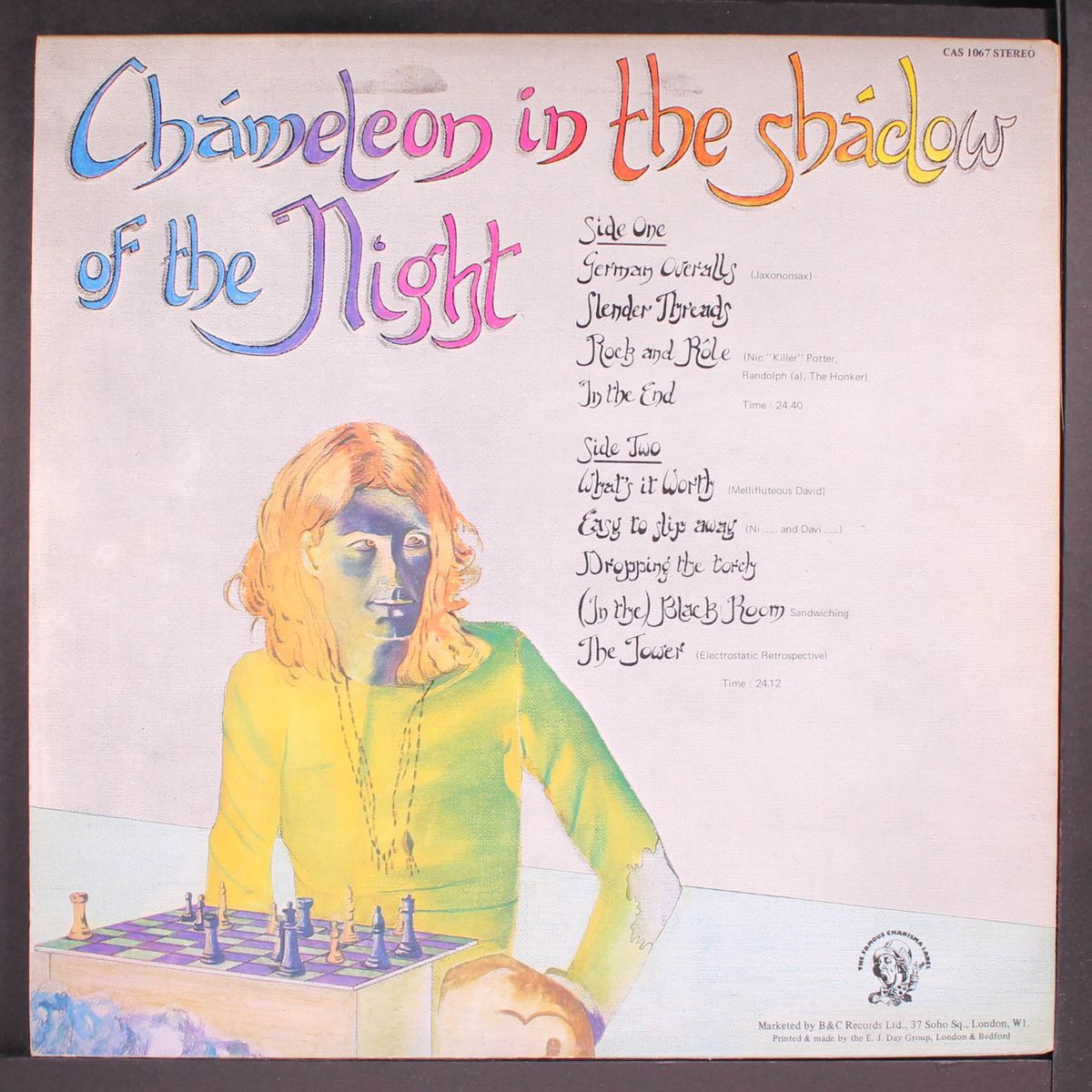 chameleon in the shadow of the night by PETER HAMMILL