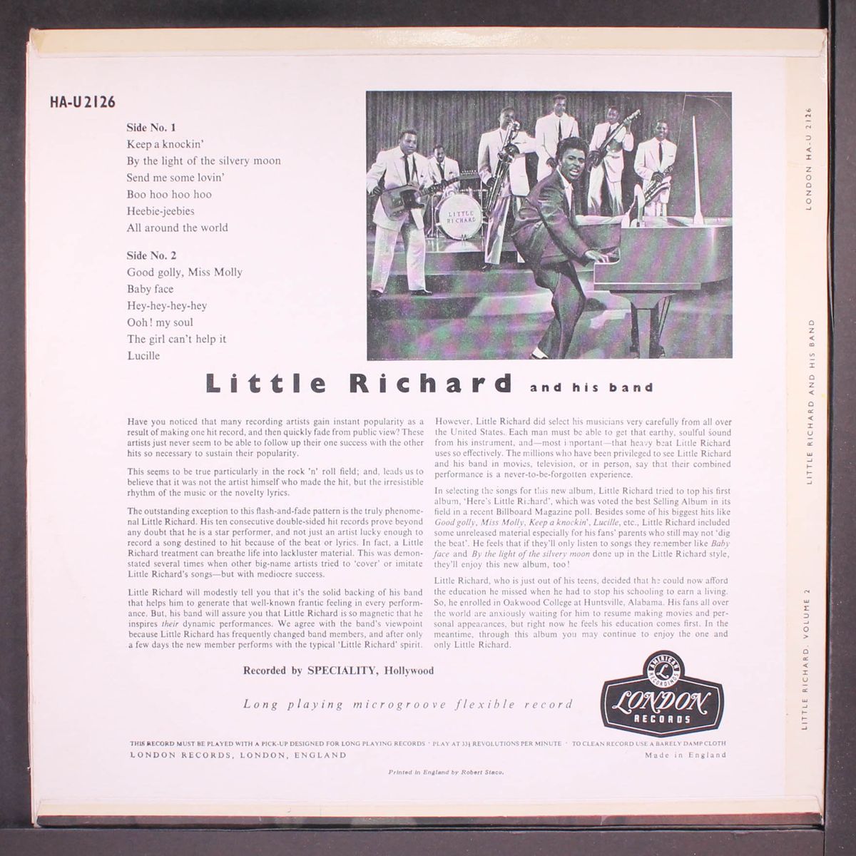volume 2 by LITTLE RICHARD