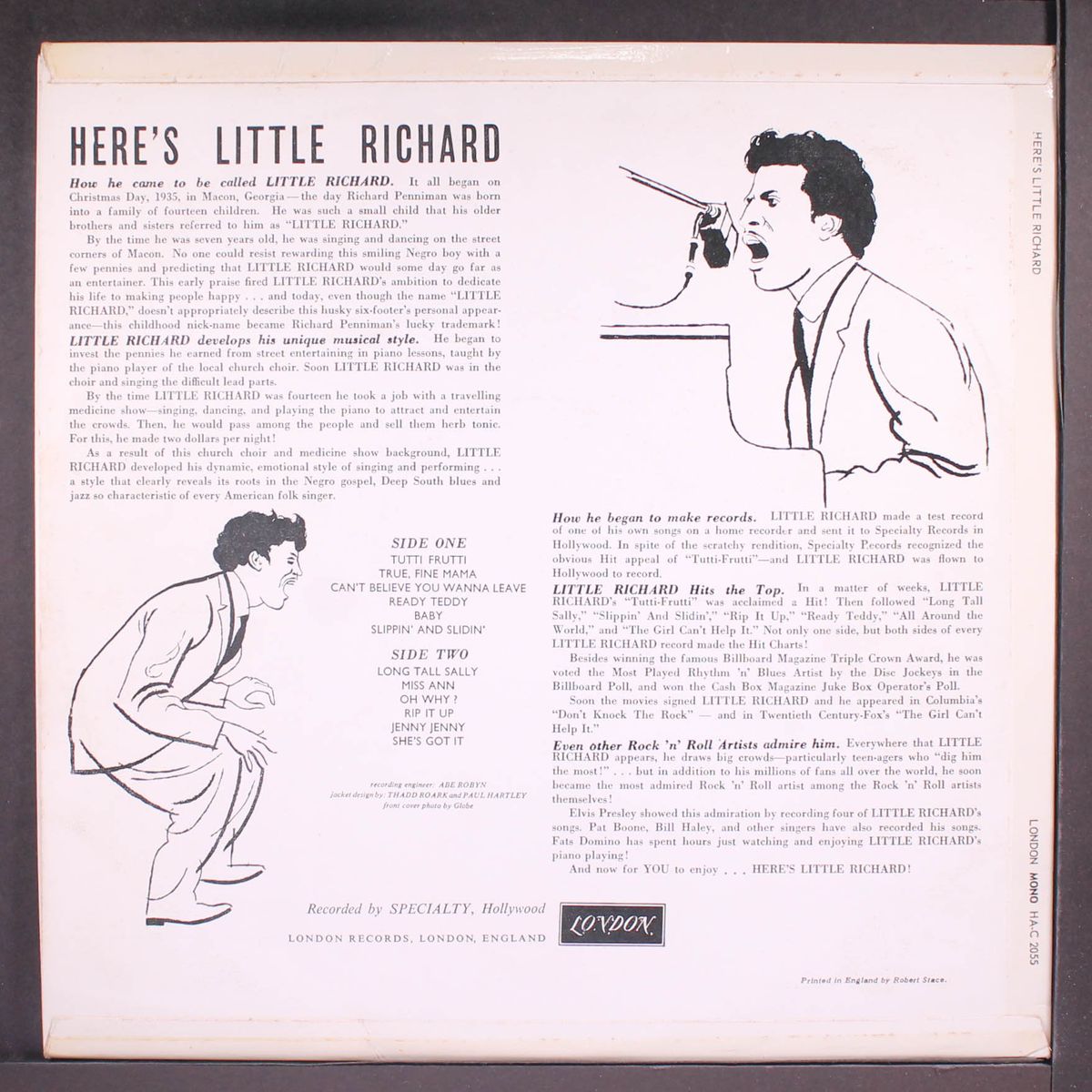 here's little richard by LITTLE RICHARD