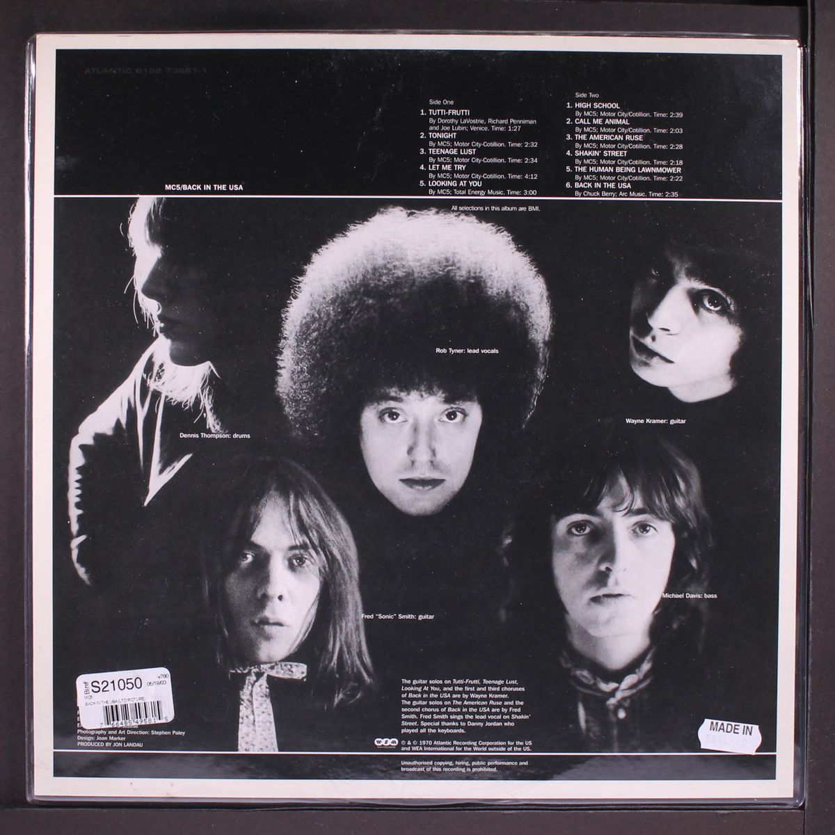 back in the usa by MC5