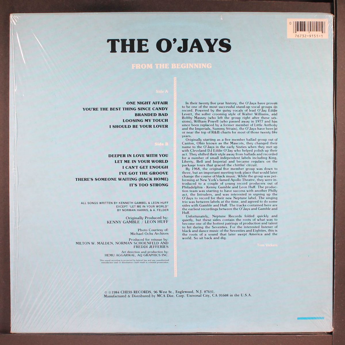from the beginning by O'JAYS