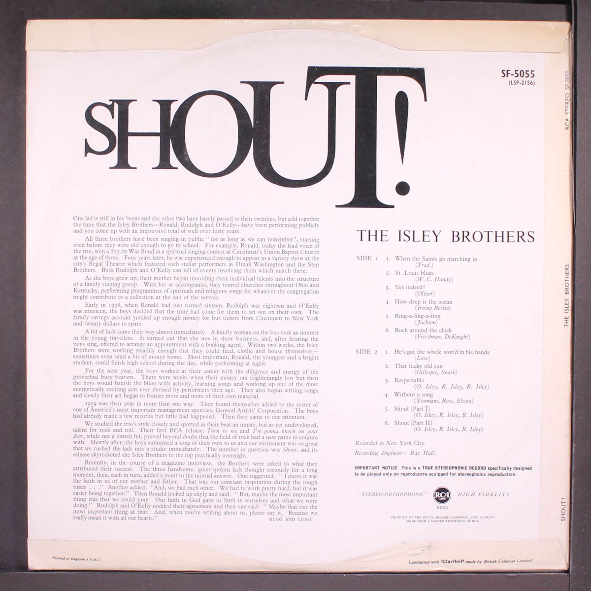 shout! by ISLEY BROTHERS