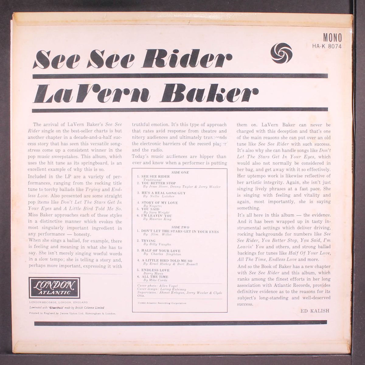 see see rider by LAVERN BAKER