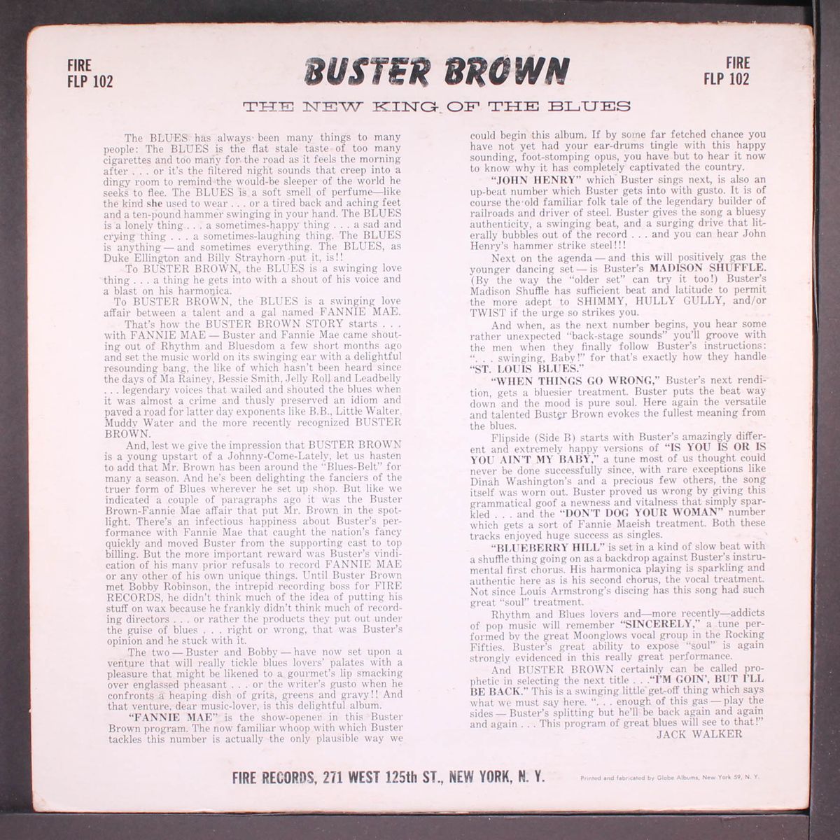 new king of the blues by BUSTER BENTON