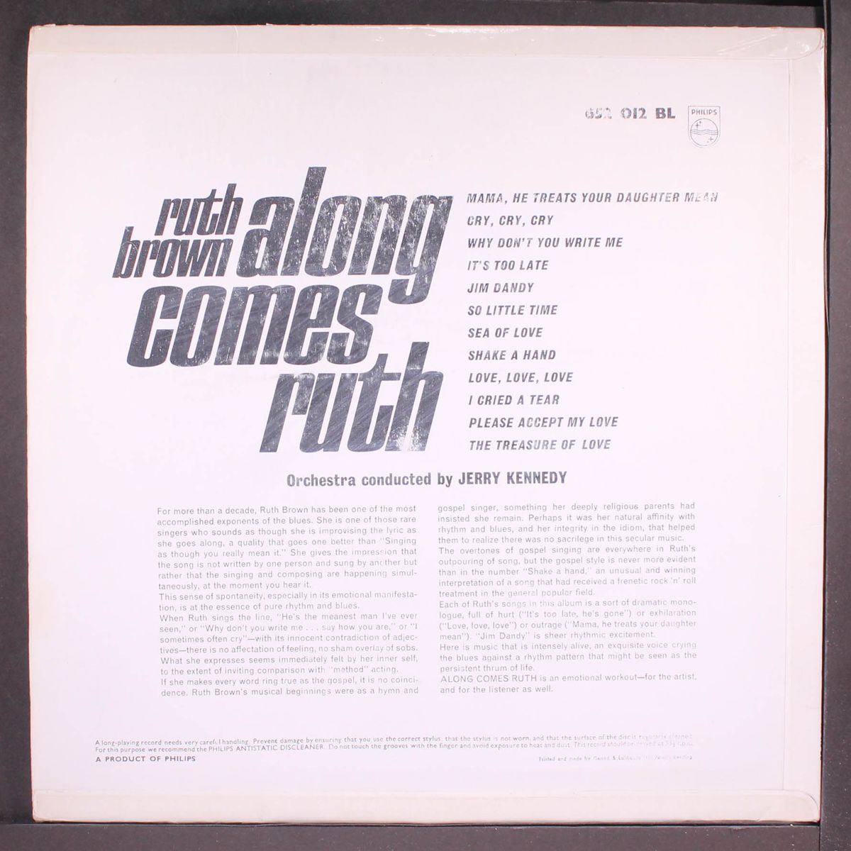 along comes ruth by RUTH BROWN