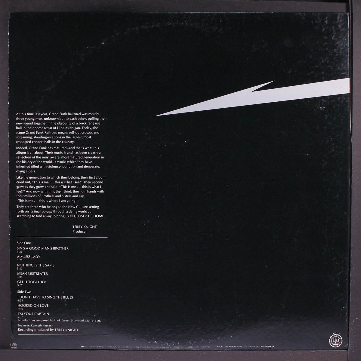 closer to home by GRAND FUNK RAILROAD