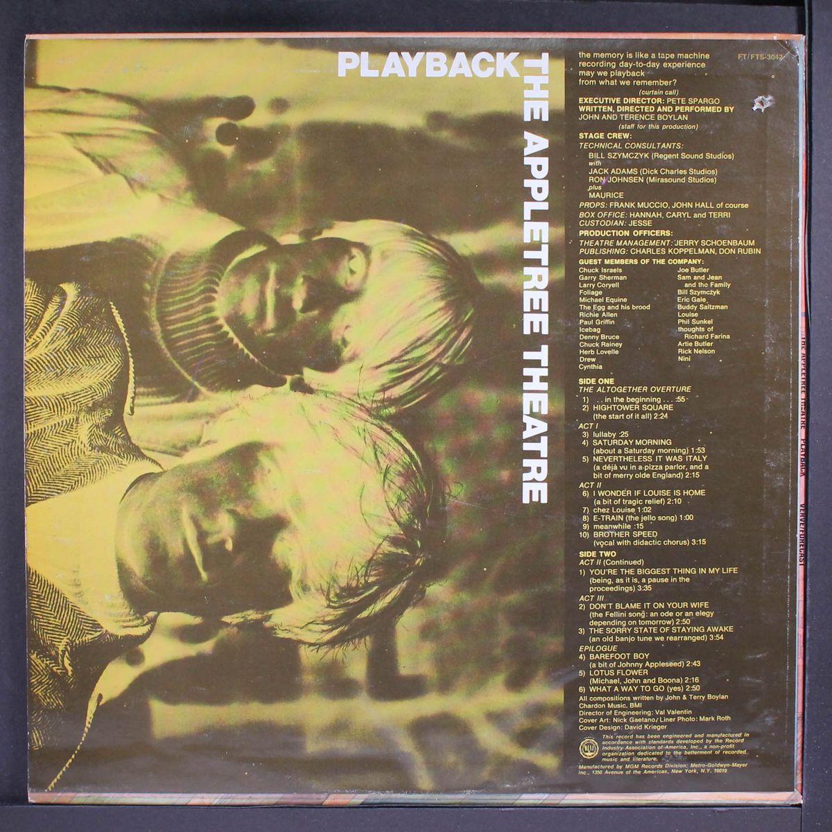 playback by APPLETREE THEATRE