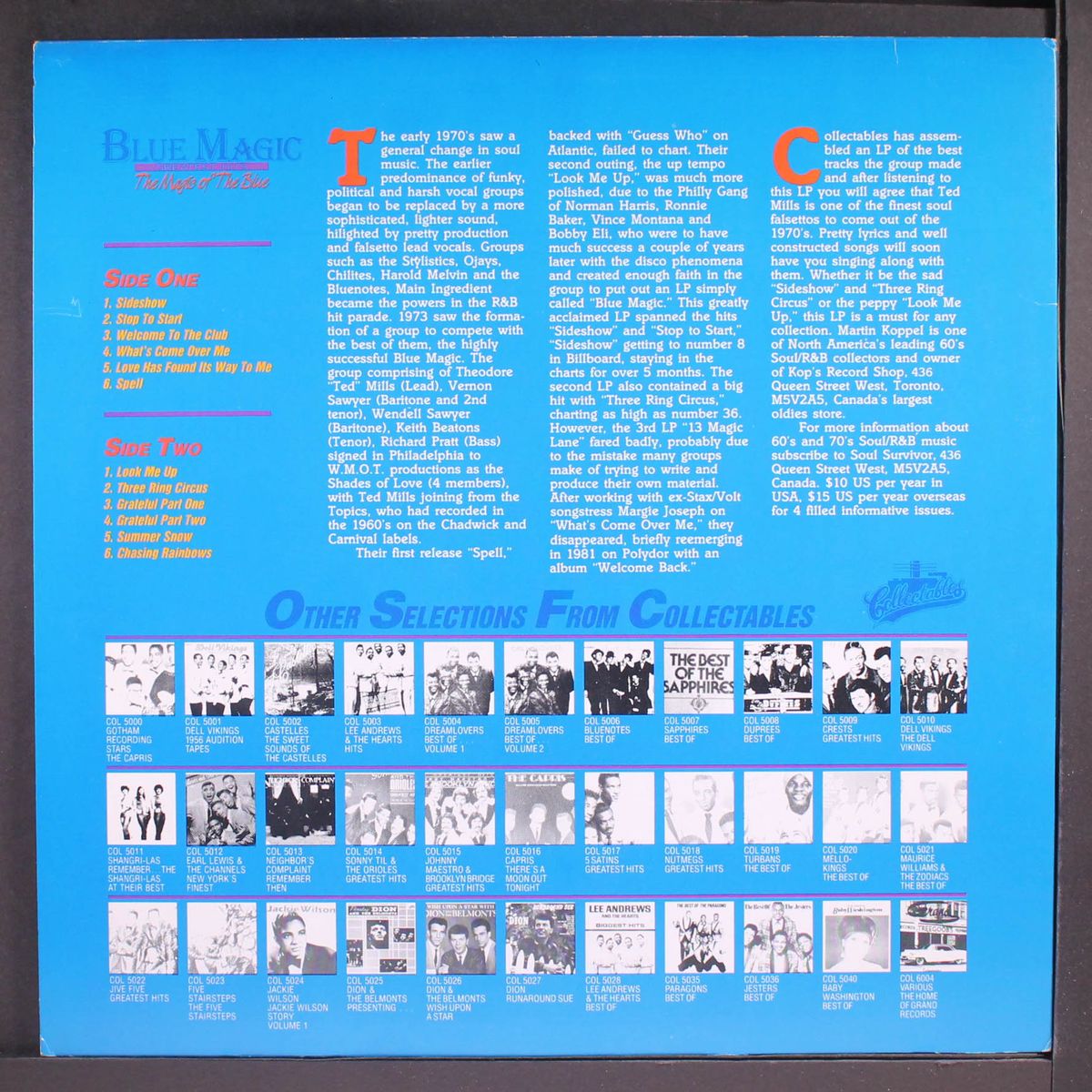 greatest hits; the magic of the blue by BLUE MAGIC