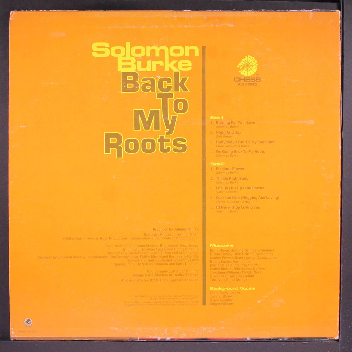 back to my roots by SOLOMON BURKE