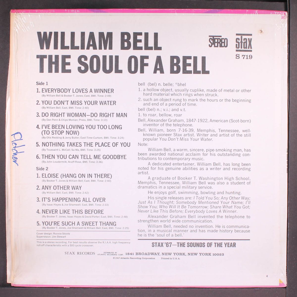 soul of a bell by WILLIAM BELL