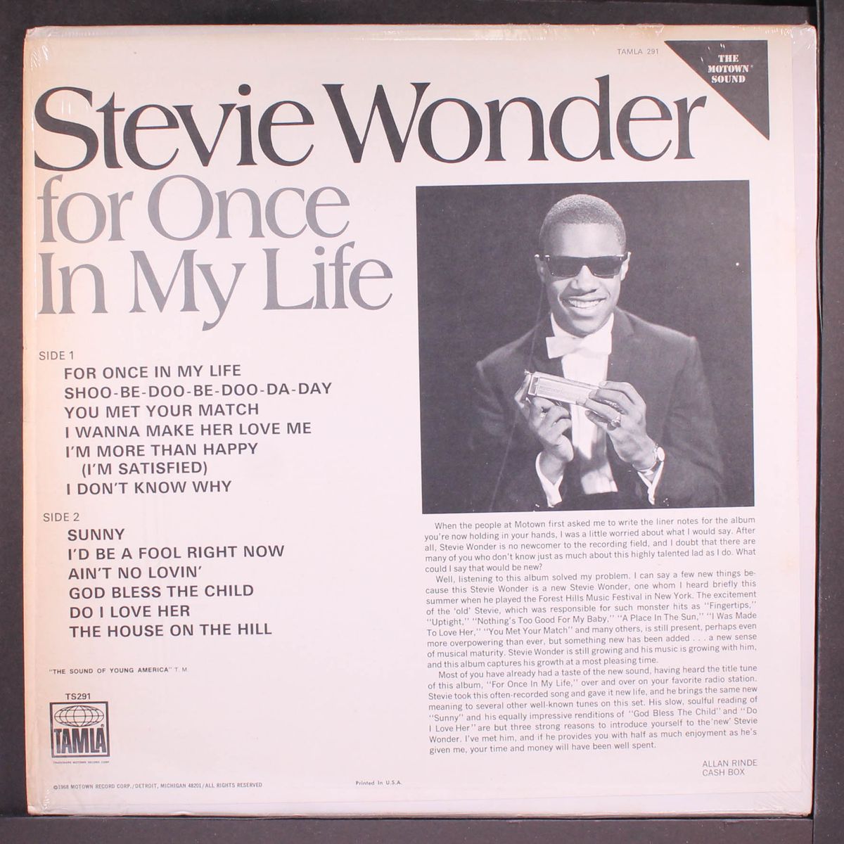 for once in my life by STEVIE WONDER