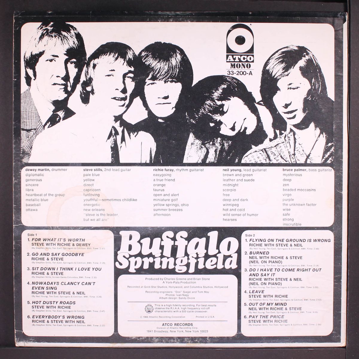 buffalo springfield by BUFFALO SPRINGFIELD