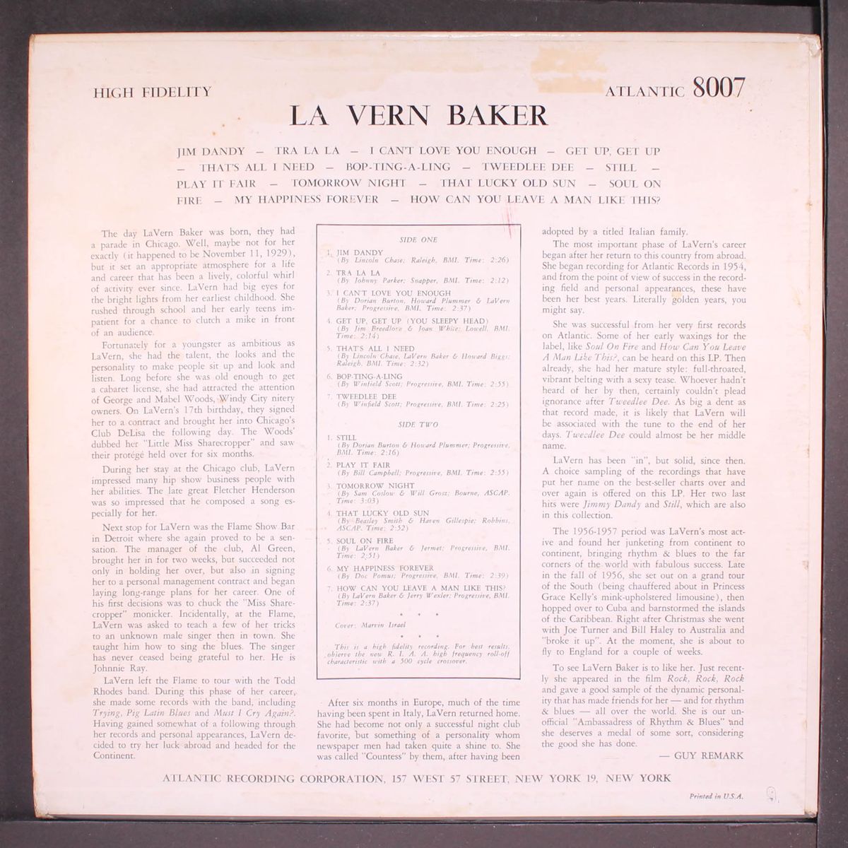 lavern baker by LAVERN BAKER