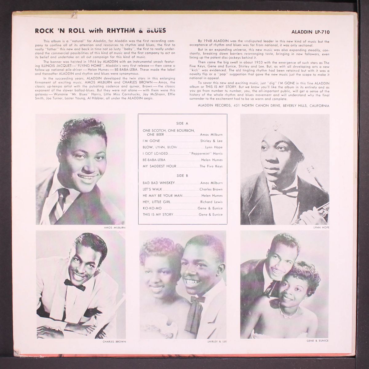 rock 'n roll with rhythm & blues by VARIOUS