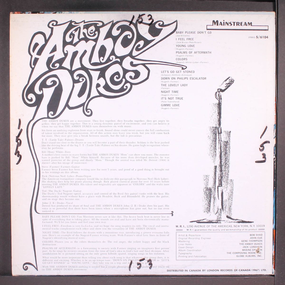 the amboy dukes by AMBOY DUKES