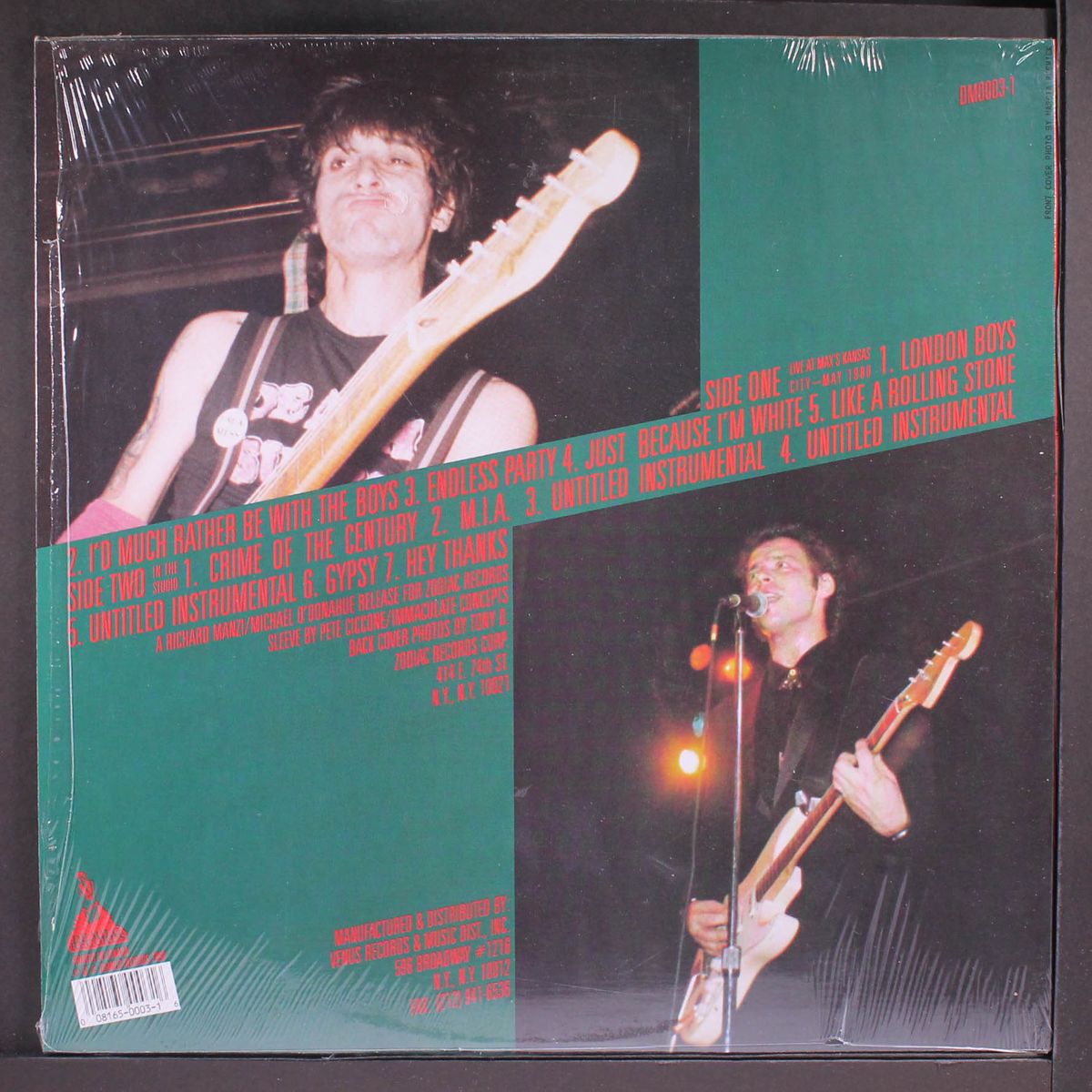 gang war by JOHNNY THUNDERS & WAYNE KRAMER