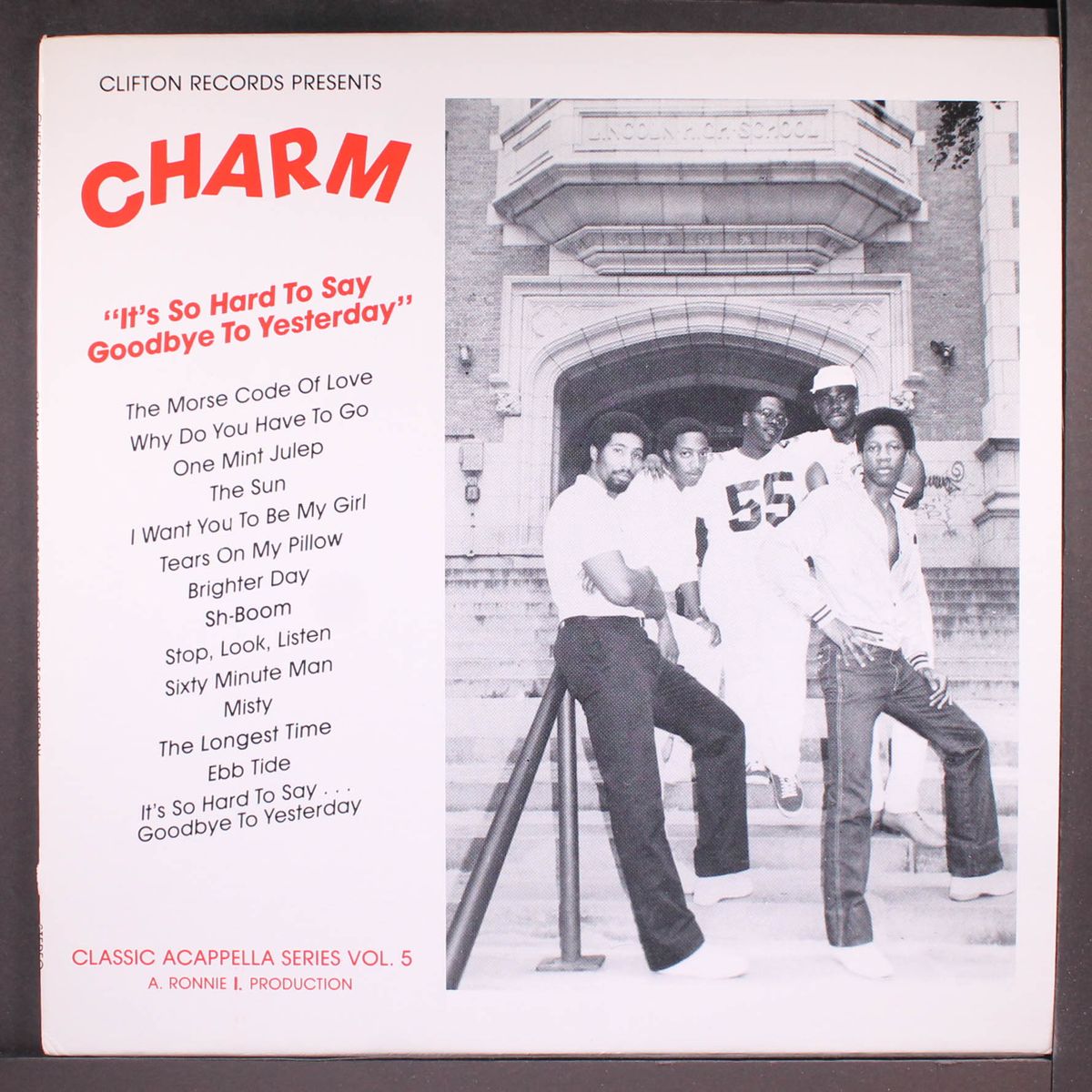 it's so hard to say goodbye to yesterday by CHARM