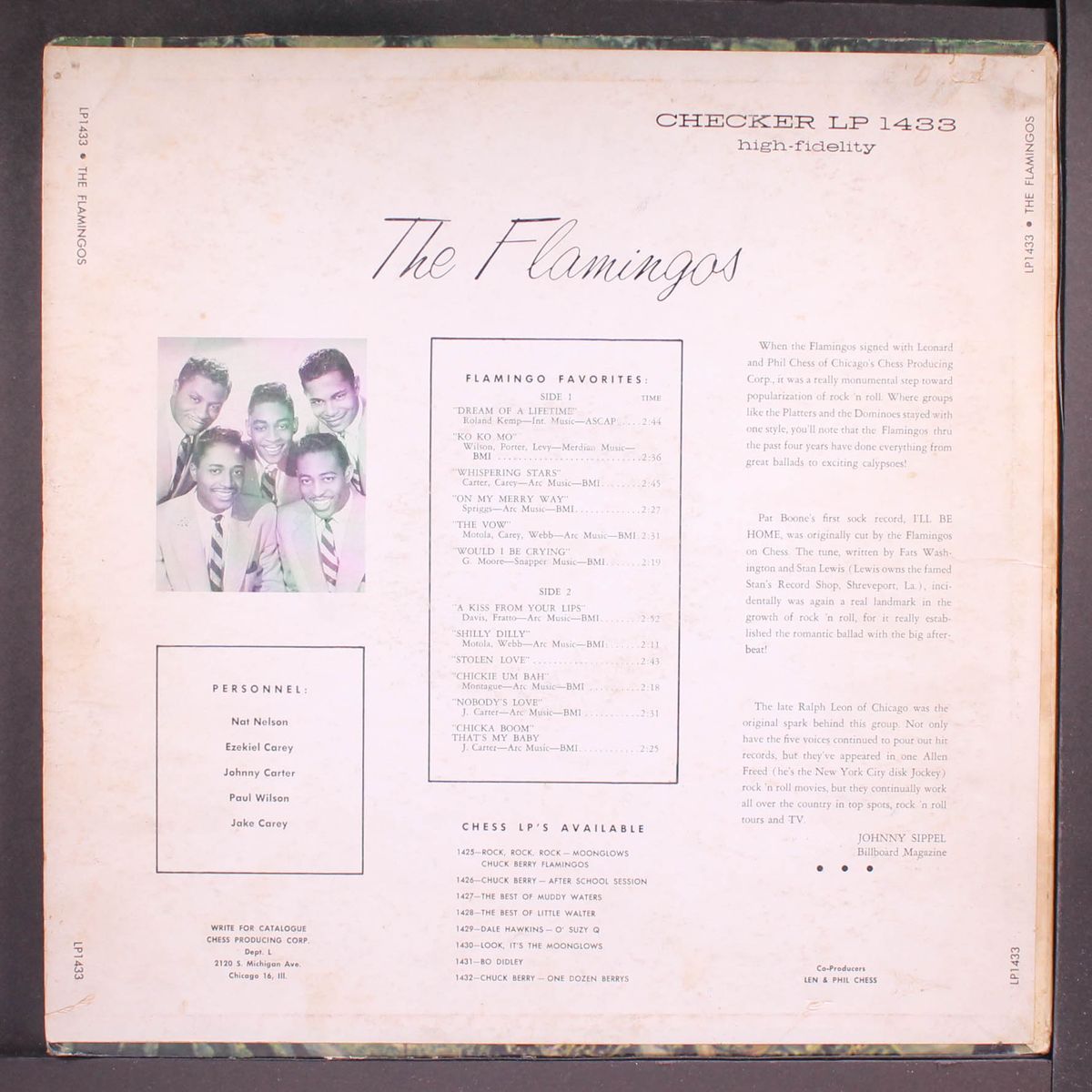 the flamingos by FLAMINGOS