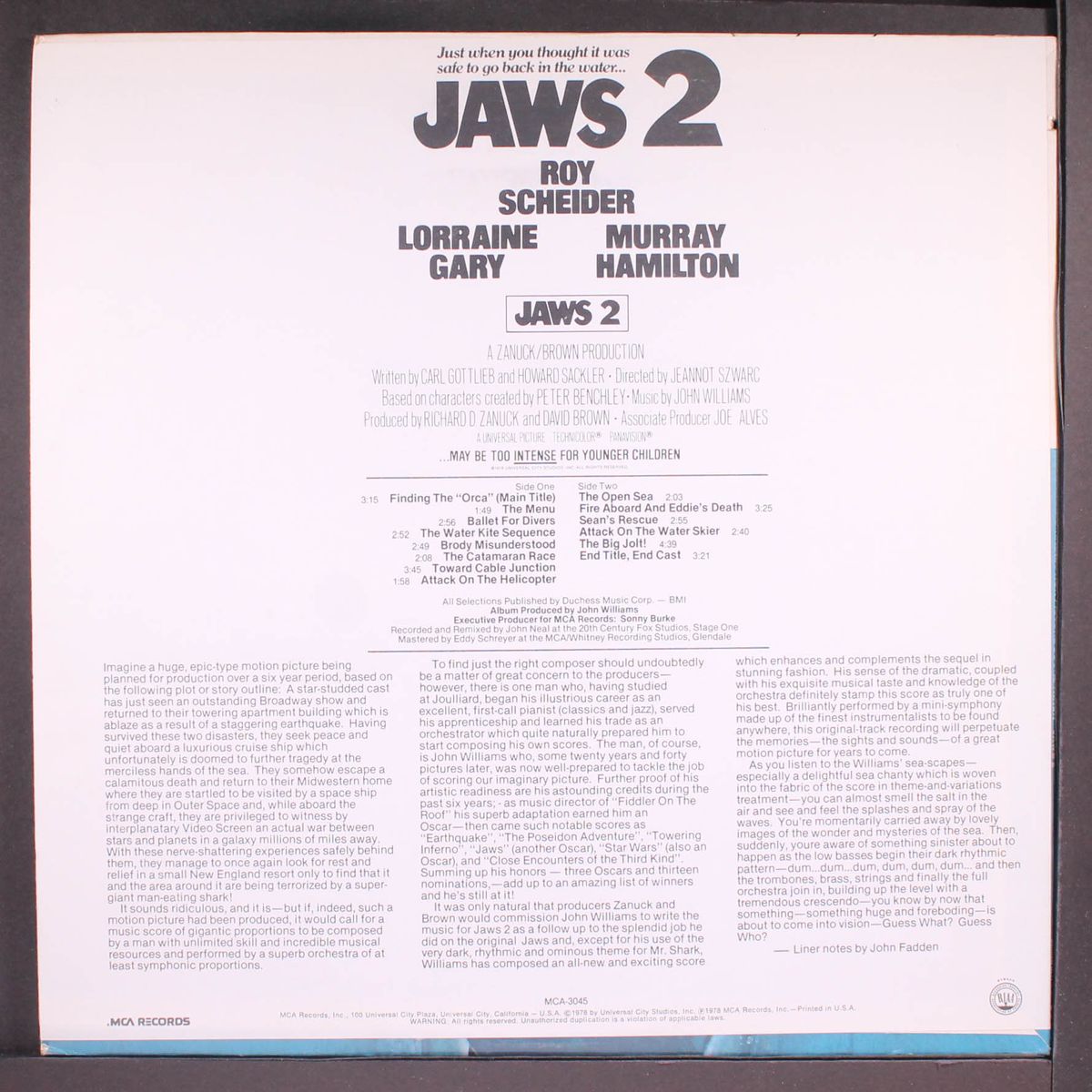 jaws 2 by SOUNDTRACK