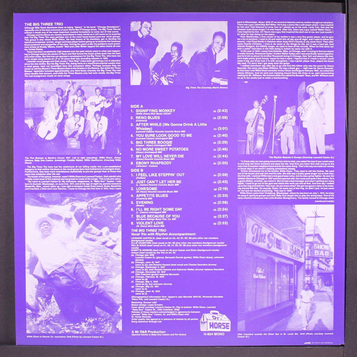 i feel like steppin' out by BIG THREE TRIO