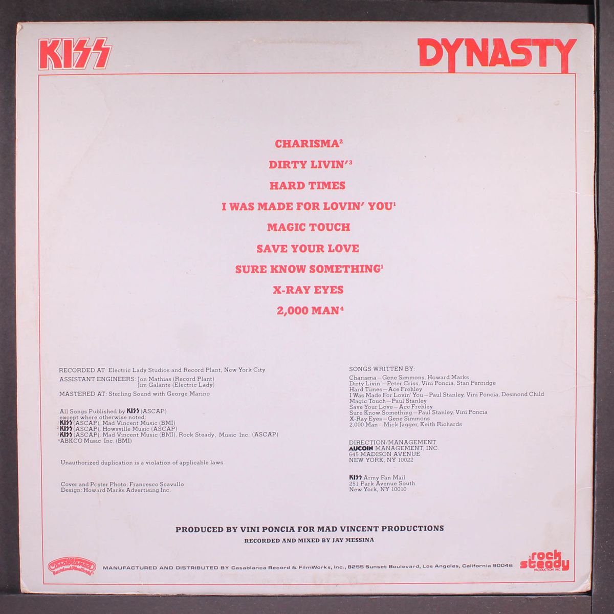 dynasty by KISS