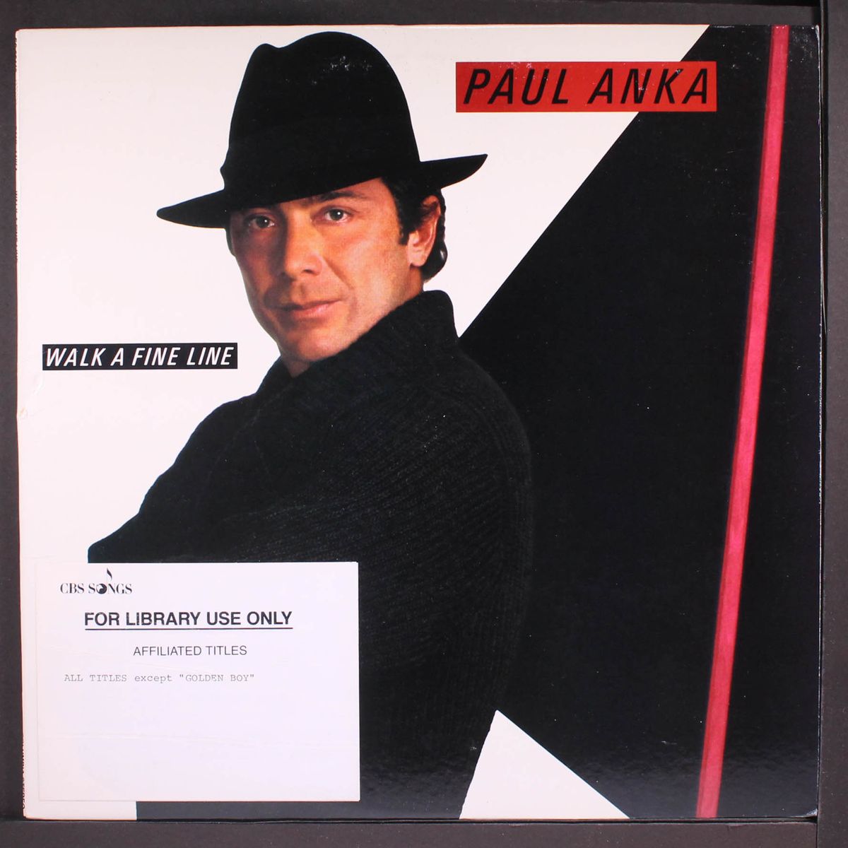 walk a fine line by PAUL ANKA