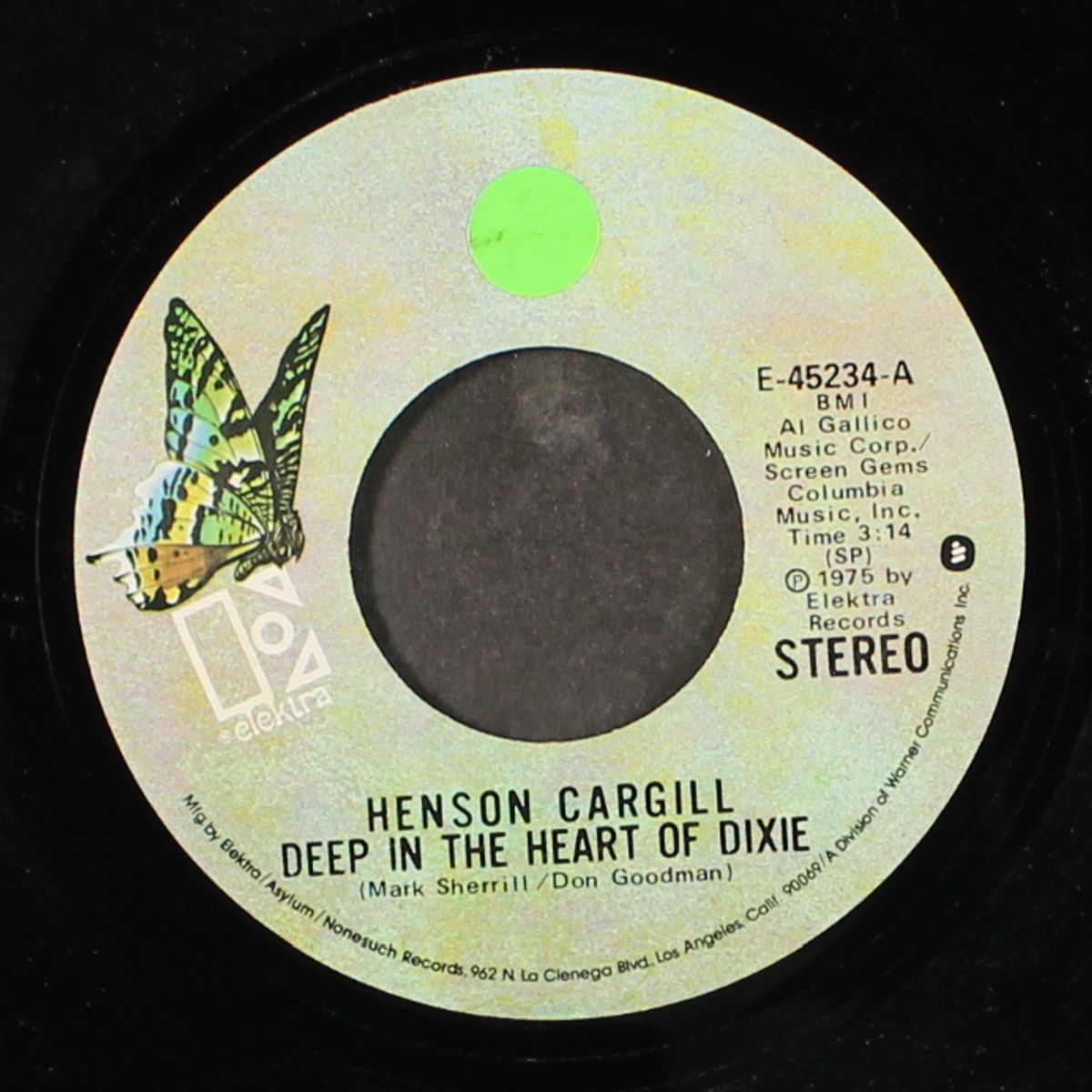 deep in the heart of dixie / it hurts the man by HENSON CARGILL