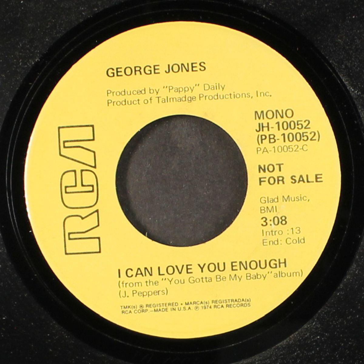 i can love you enough / mono by GEORGE JONES