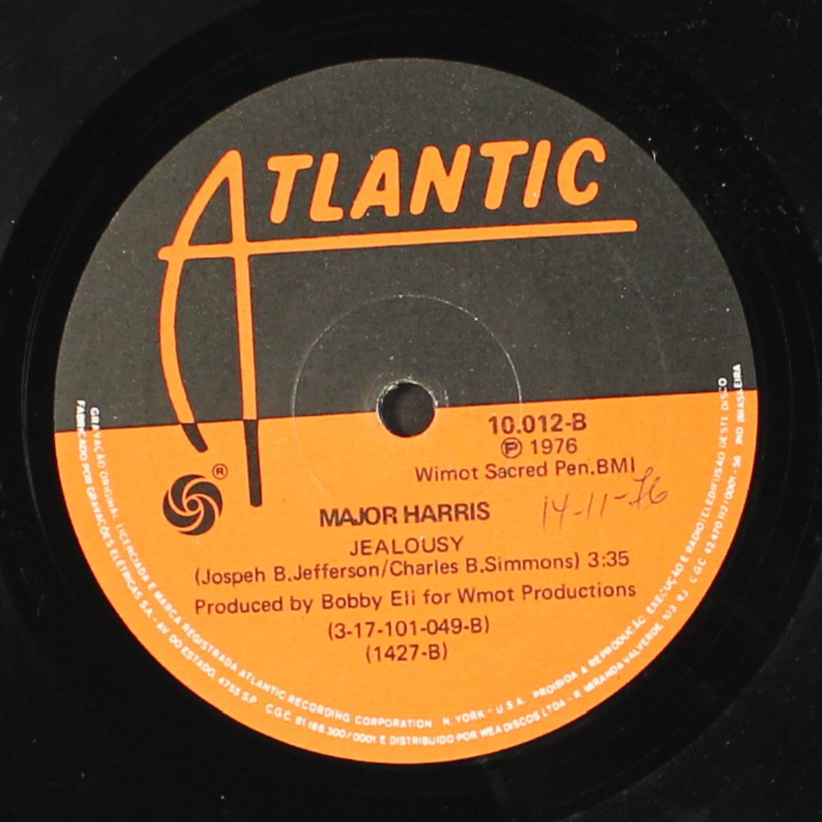 it's got to be magic / jealousy by MAJOR HARRIS