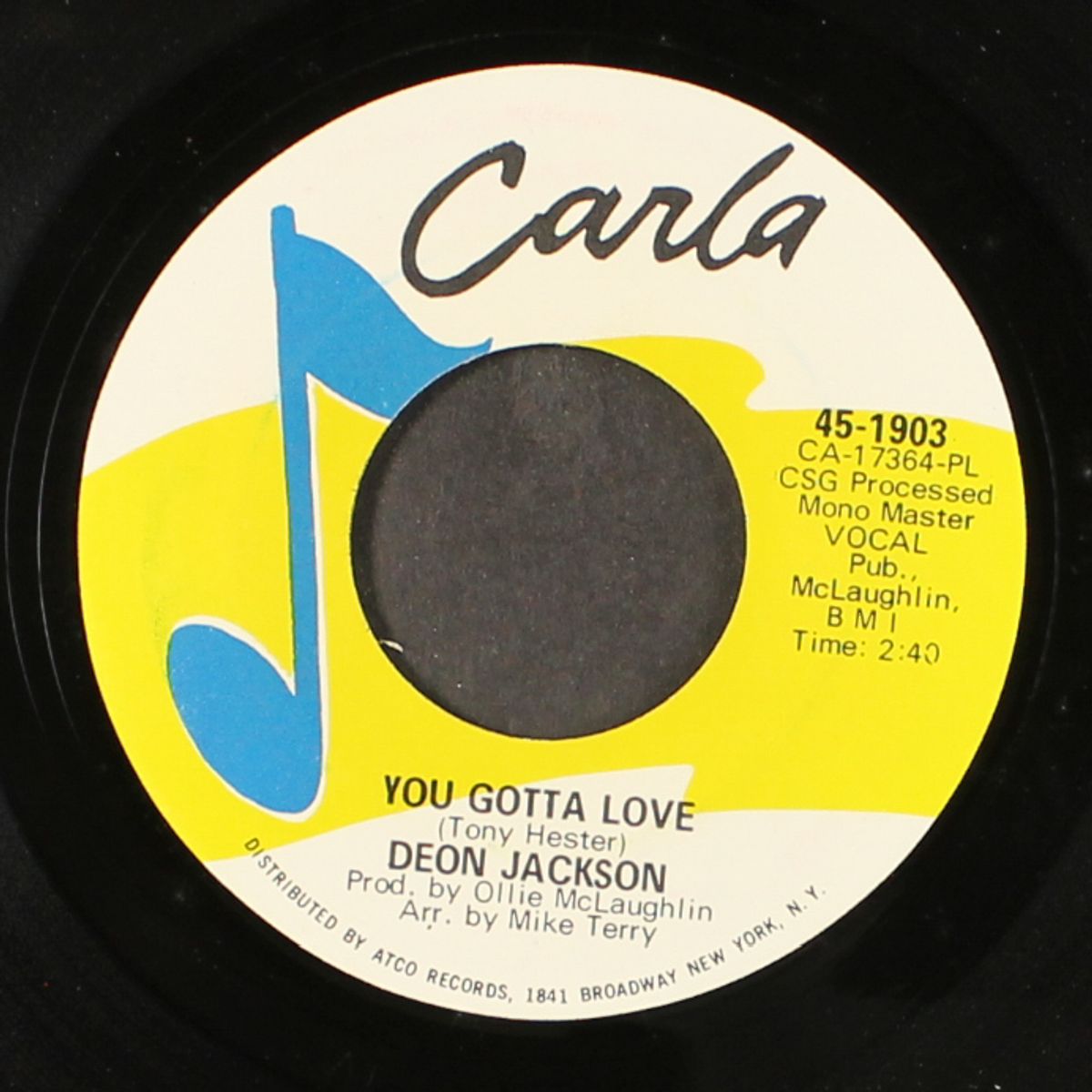 you'll wake up wiser baby / you gotta love by DEON JACKSON