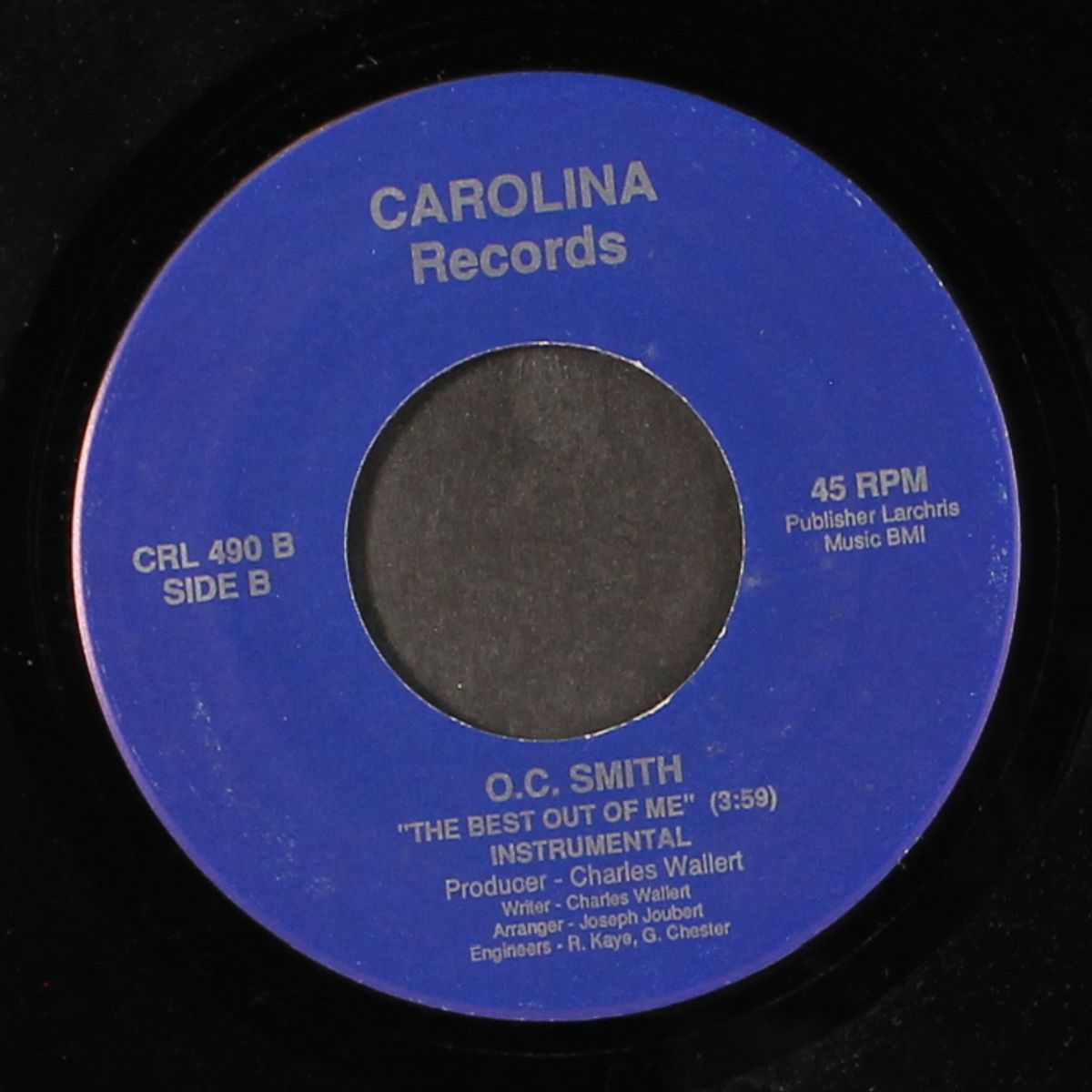 the best out of me / instrumental by O.C. SMITH