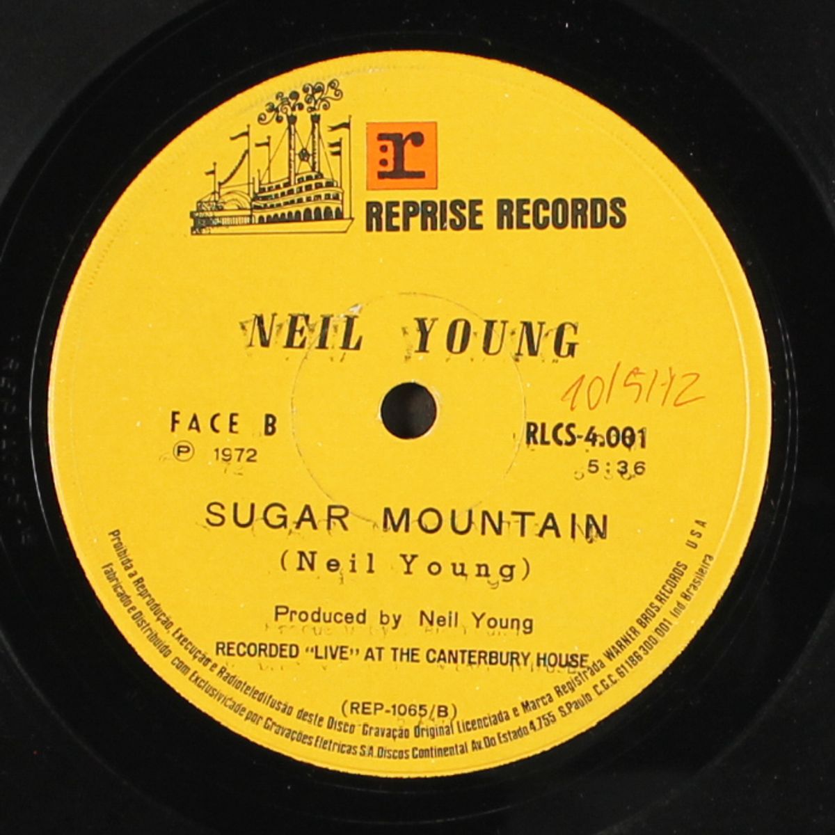 heart of gold / sugar mountain by NEIL YOUNG