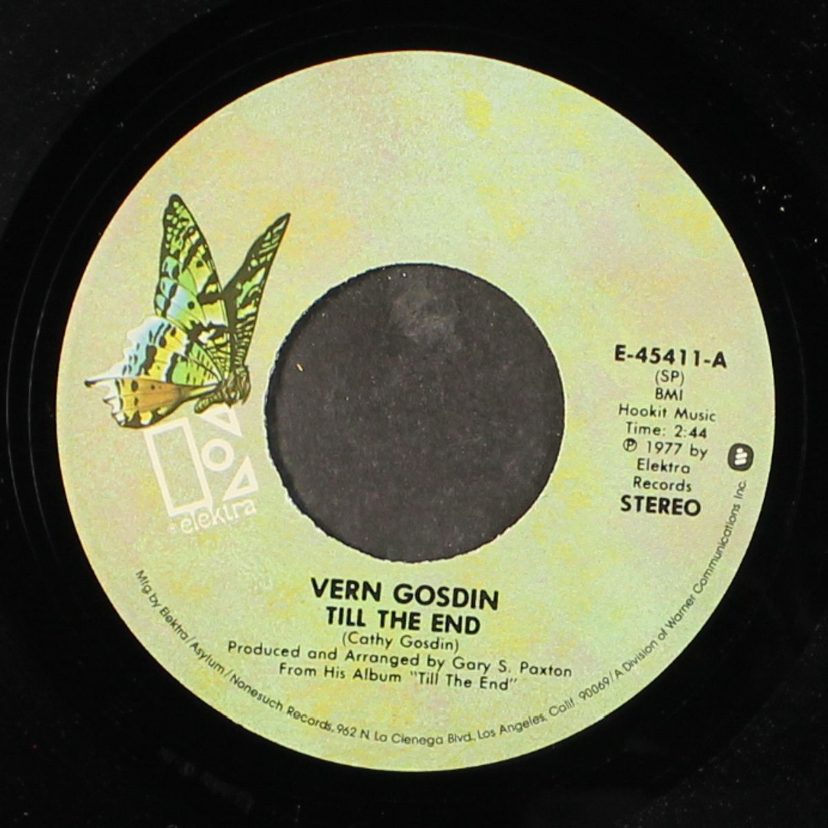 till the end / it started all over again by VERN GOSDIN