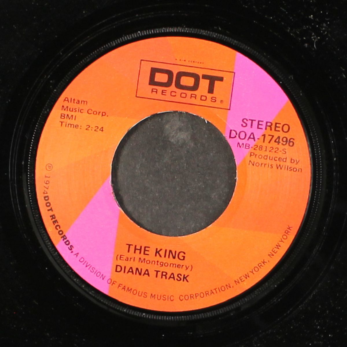 the king / lean it all on me by DIANA TRASK