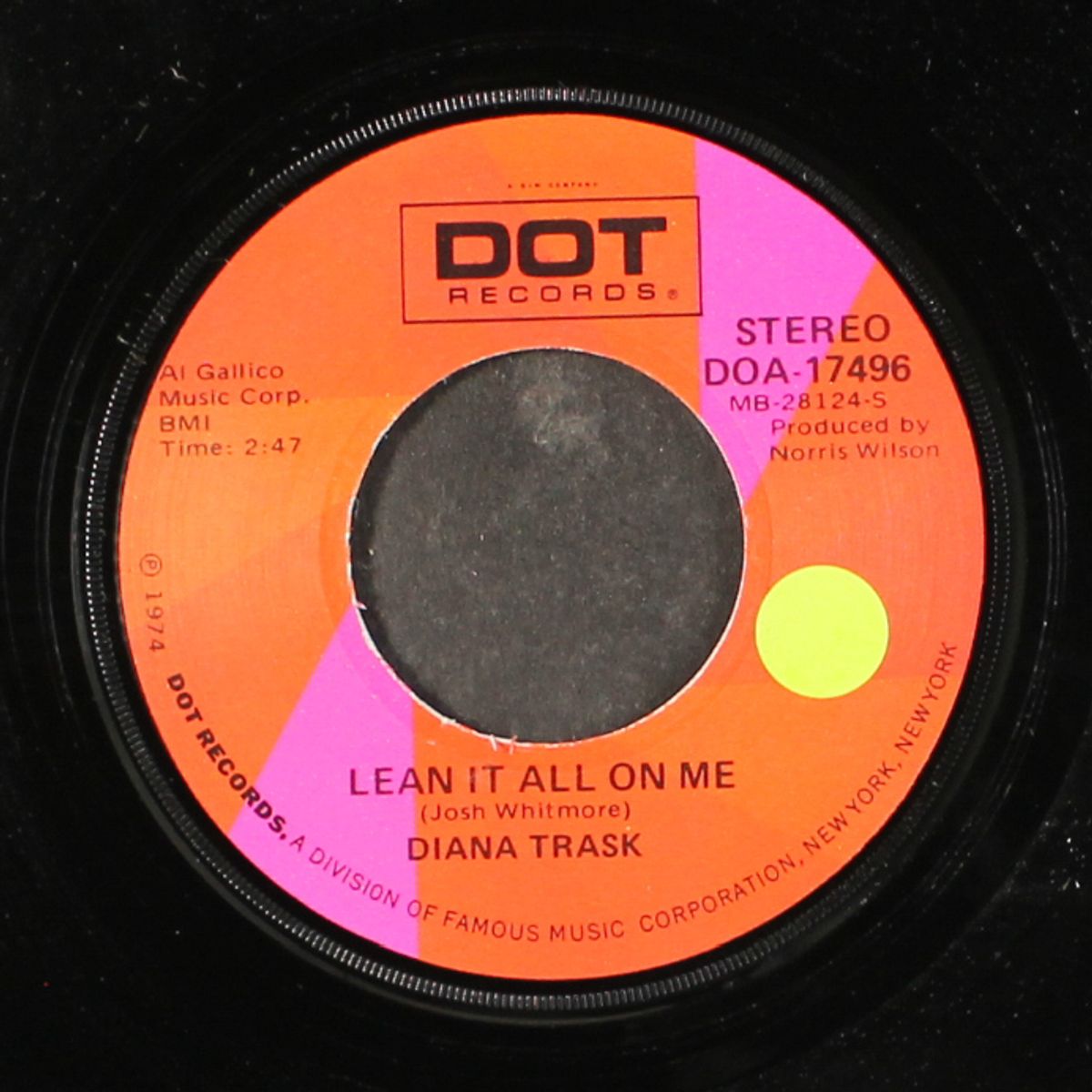 the king / lean it all on me by DIANA TRASK