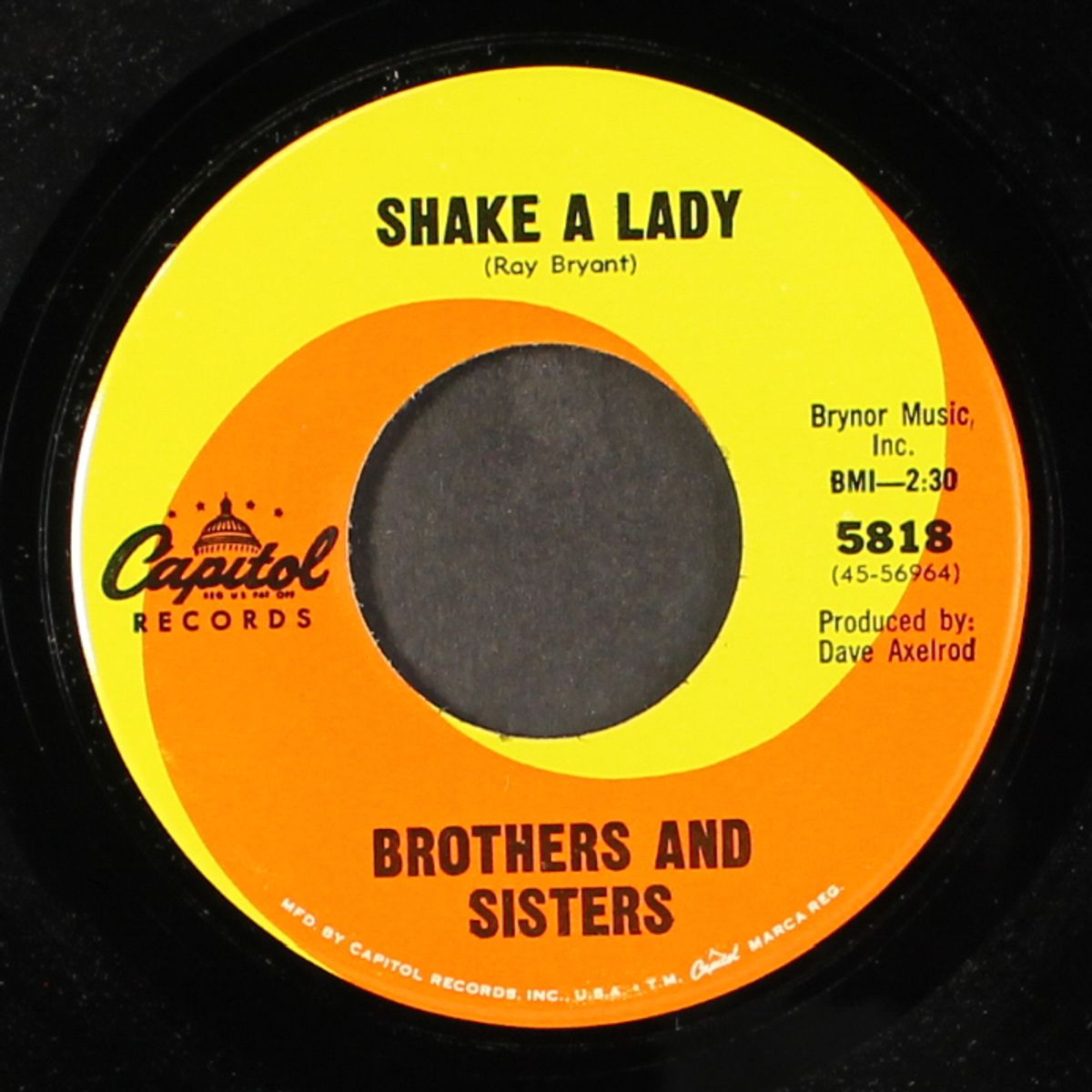 the ali shuffle / shake a lady by BROTHERS AND SISTERS