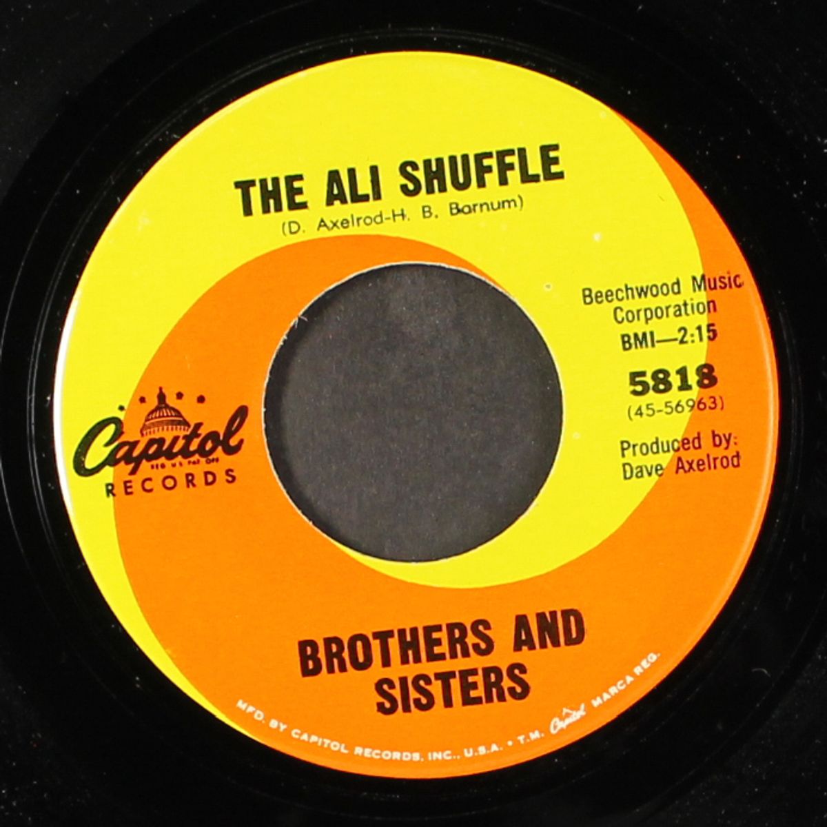 the ali shuffle / shake a lady by BROTHERS AND SISTERS