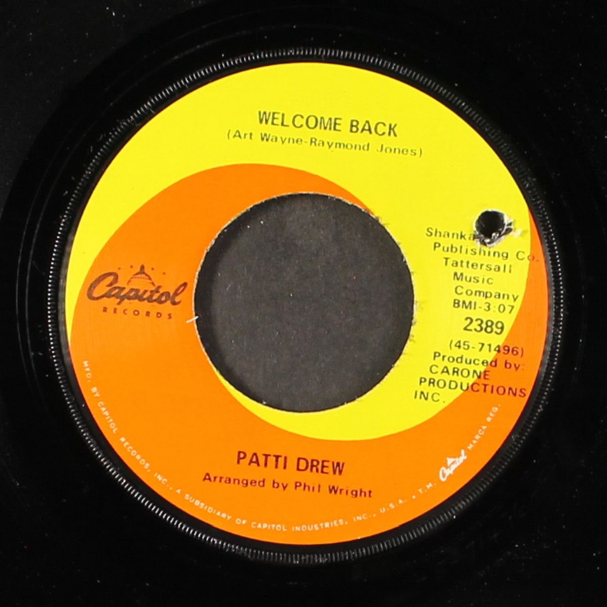 i've been here all the time / welcome back by PATTI DREW