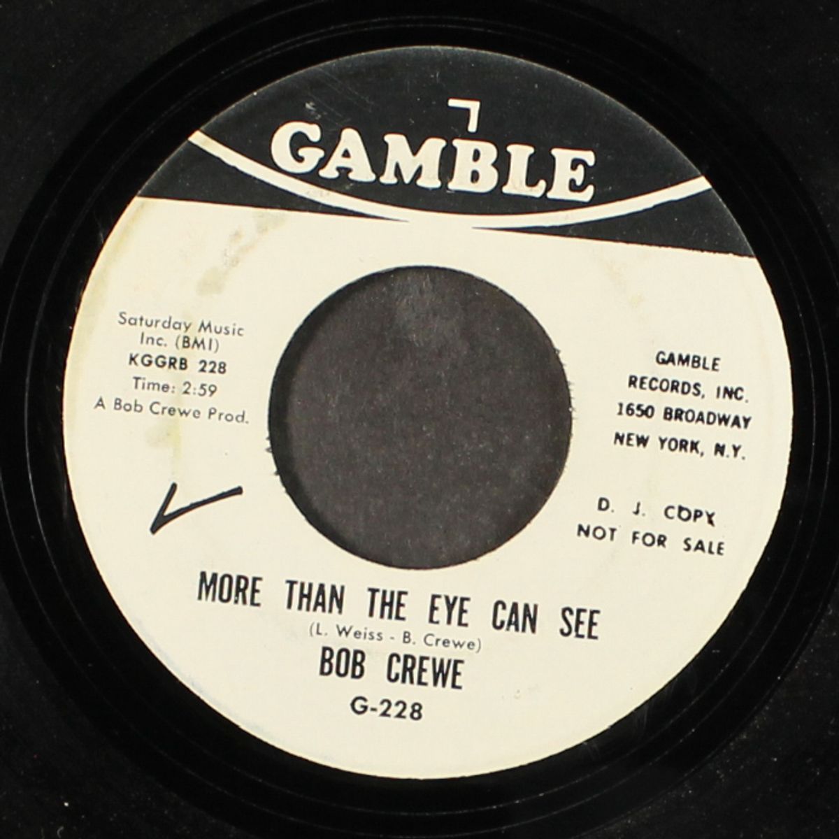 more than the eye can see by BOB CREWE