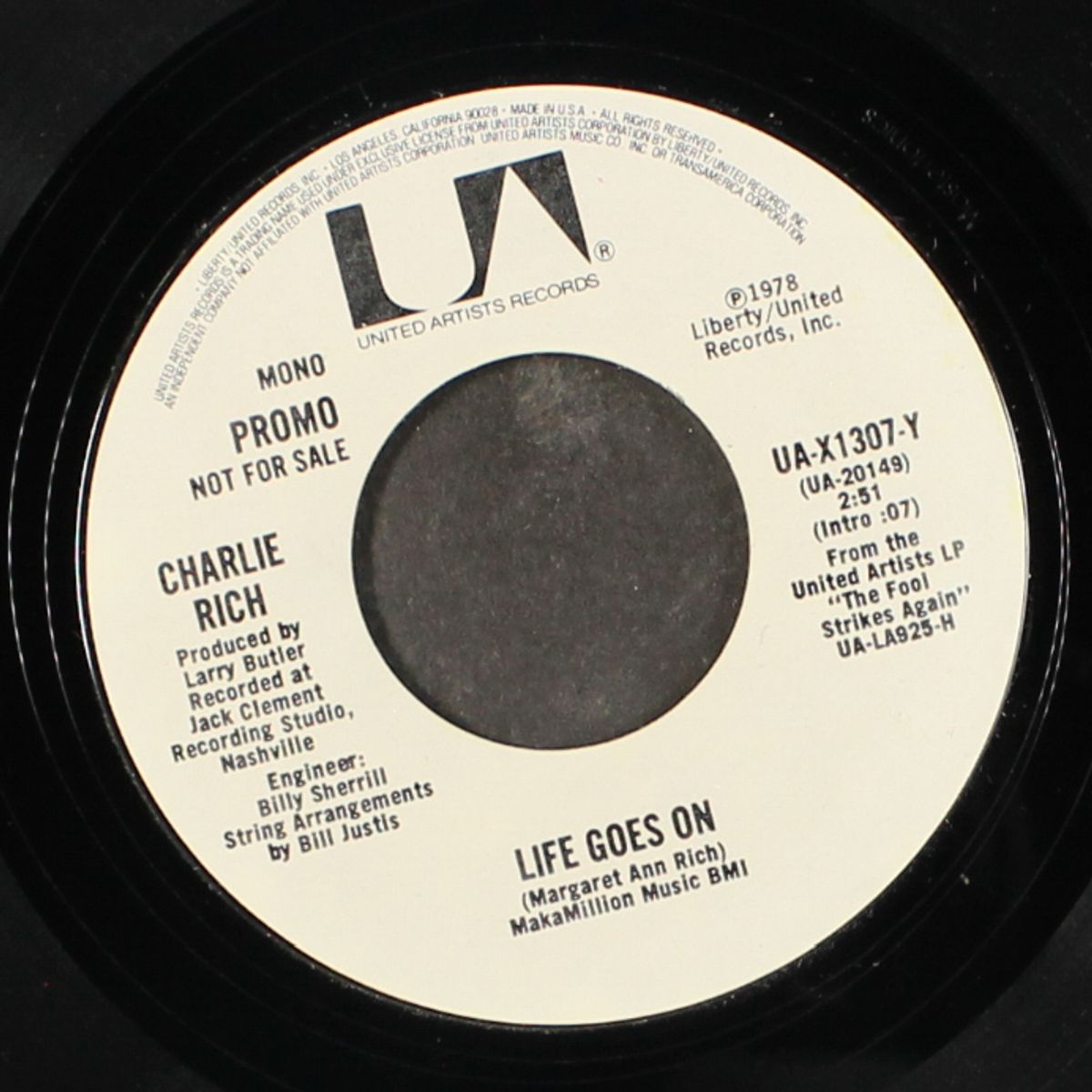 life goes on / mono by CHARLIE RICH