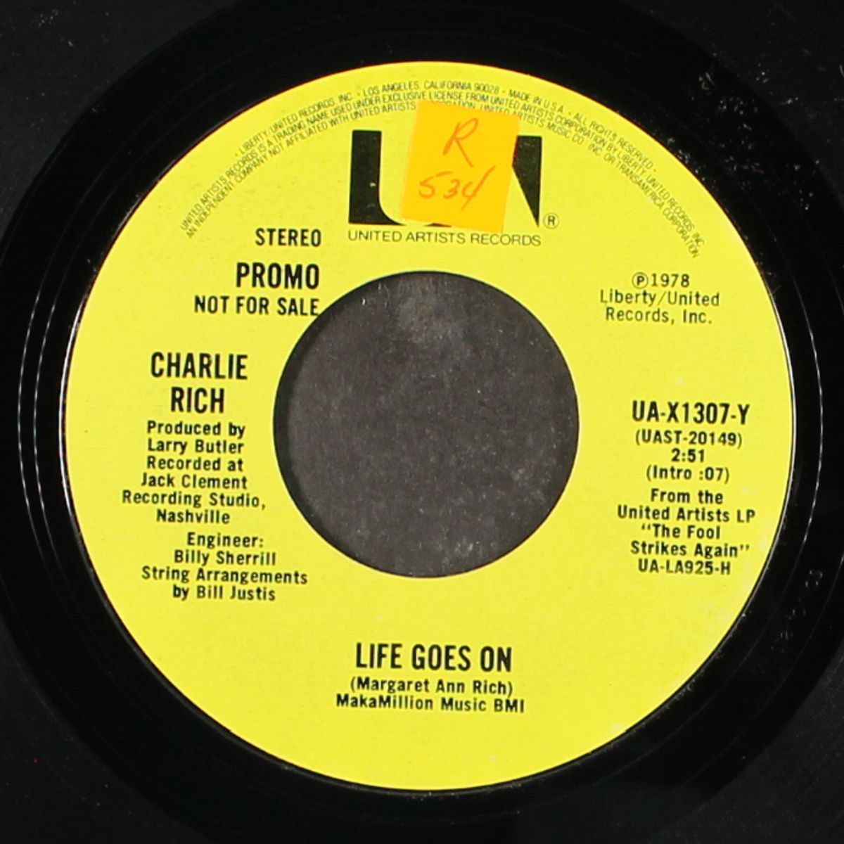 life goes on / mono by CHARLIE RICH