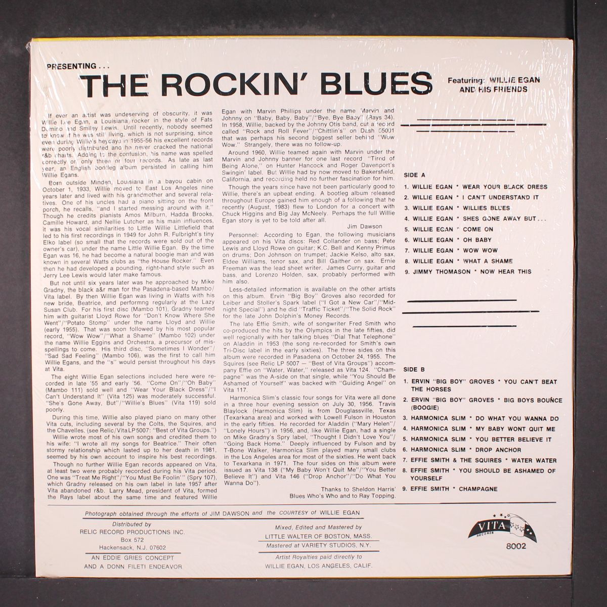 the rockin' blues by WILLIE EGANS, ETC