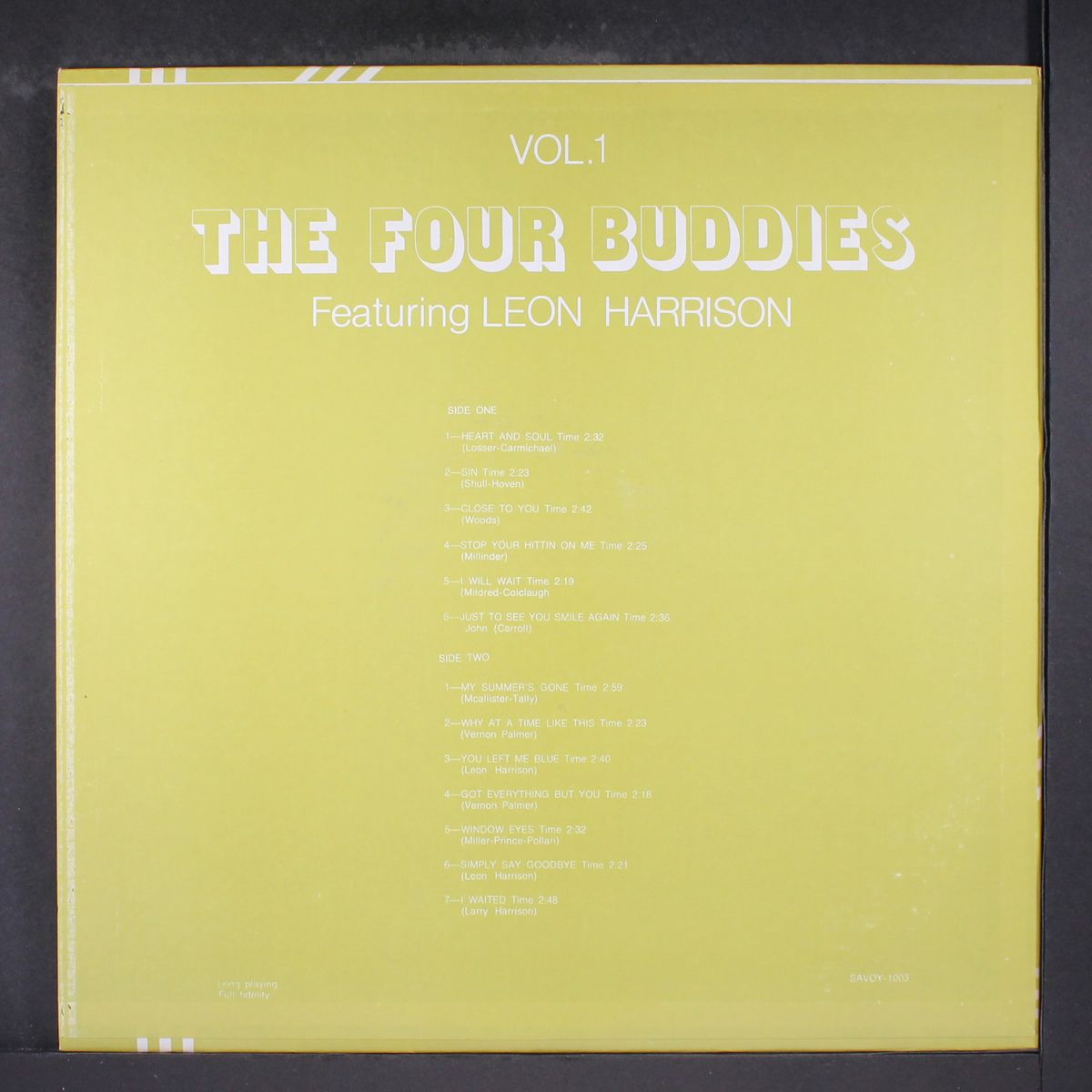 best of, vol. 1 by FOUR BUDDIES