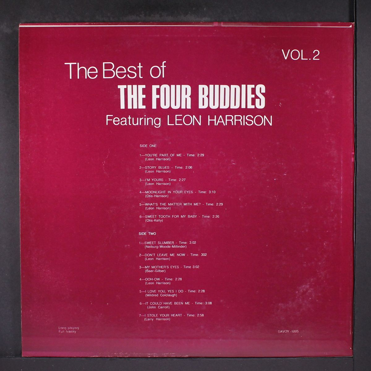 best of, vol. 2 by FOUR BUDDIES