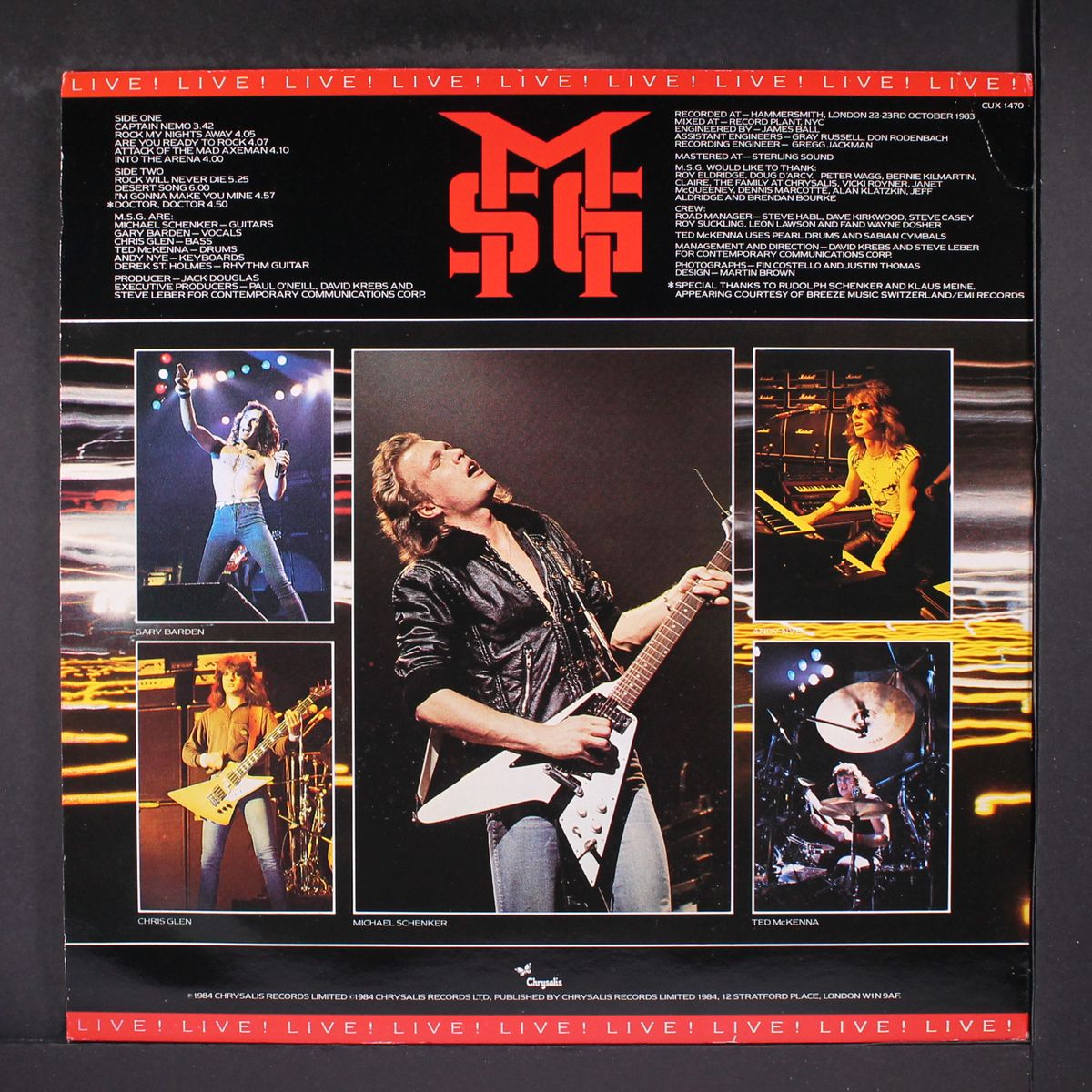 rock will never die by MICHAEL SCHENKER GROUP