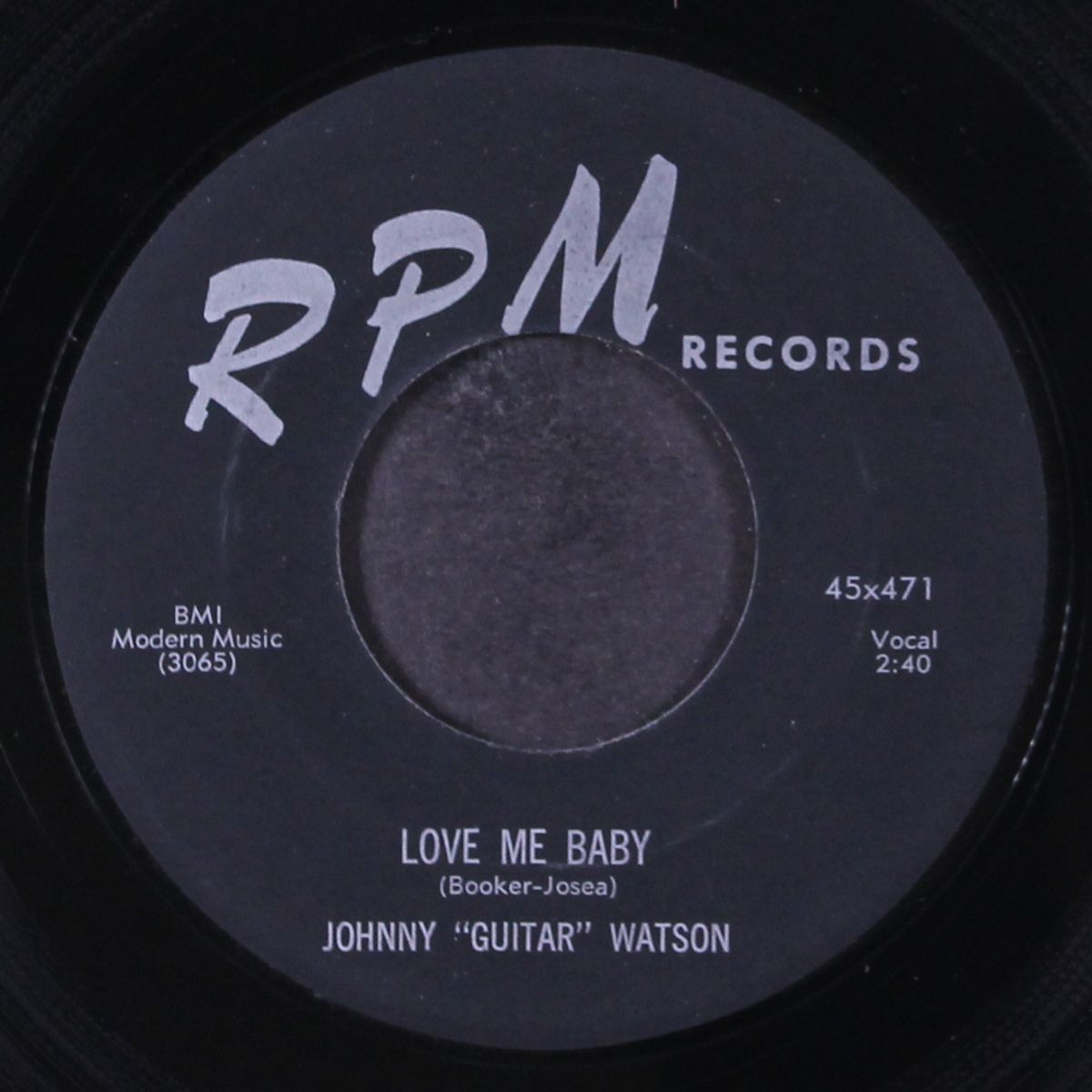 she moves me / love me baby by JOHNNY GUITAR WATSON